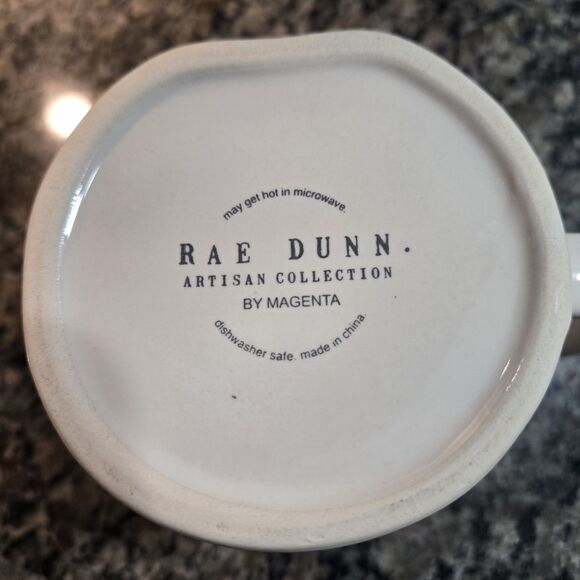 Rae Dunn “NAMASTE” Mug White W/ Black Letters Artisian Collection By Magenta - Picture 6 of 6